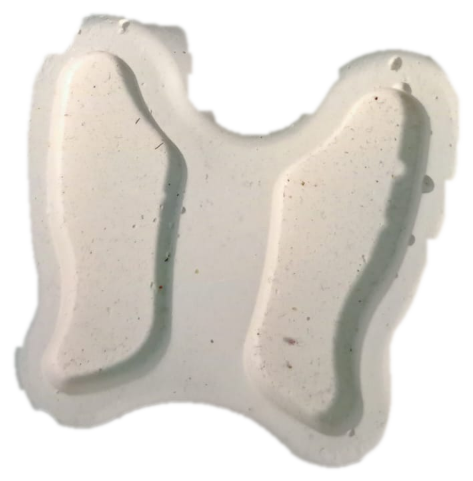 Butterfly — safed plaster figure