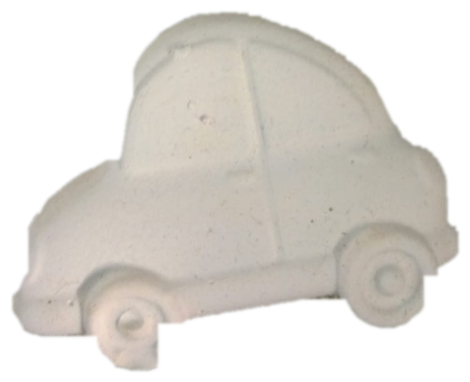 Beetle Car — safed plaster figure
